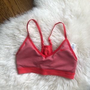 Nike red sports bra